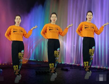 广州太和珍姐广场舞《醉天涯》简单弹跳32步 背面演示及分解教学