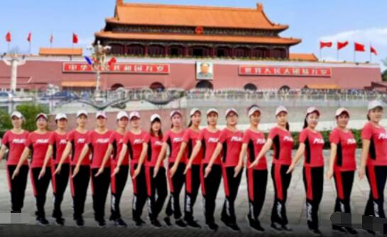 羽蝶广场舞《祖国你好》庆新中国成立70周年健身舞 背面演示及分解教学