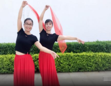 惠州梅子广场舞《我和我的祖国》庆祝70周年国庆 背面演示及分解教学