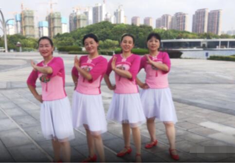 江南雨广场舞《美丽的七仙女》双人舞七夕特献 背面演示及分解教学