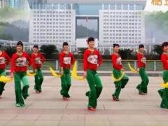 吉美广场舞七个隆咚锵 新年舞 正背面演示及分解动作教学 编舞彭晓辉