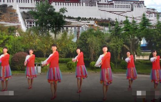 吉美广场舞《吉祥》藏族舞 背面演示及分解教学 编舞吉美