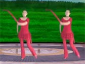 济南朵朵广场舞好运来 正背面演示及分解动作教学 编舞朵朵