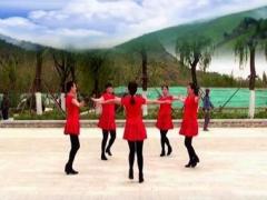 济南朵朵广场舞《一起跳舞吧》5人队形版 背面演示及分解教学 编舞朵朵