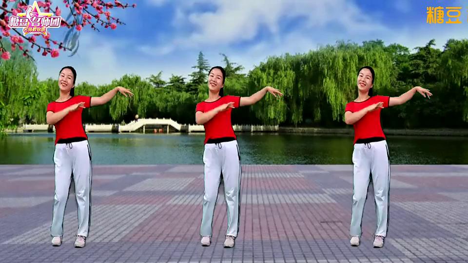 金社晓晓广场舞《走不完的路》简单好看的流行64步
