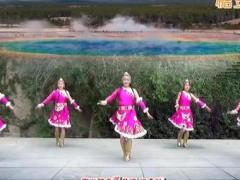 兰州莲花广场舞《格桑拉》藏族舞 正背面演示及分解教学 编舞莲花
