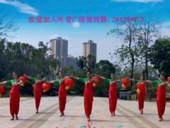 陆川叶青广场舞《红红的日子》背面演示及分解教学 编舞叶青
