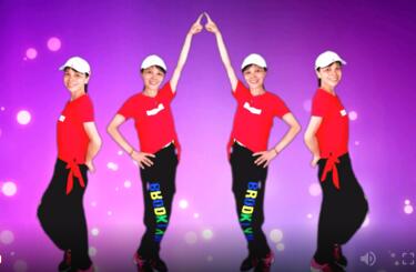美好海婴广场舞《中国红》鬼步舞32步 背面演示及分解教学 编舞