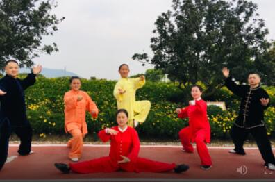 命是天注定广场舞《太极二十四式》表演藏书太极协会舞蹈队