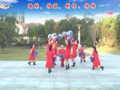 楠楠广场舞中国歌最美 变队形花球舞 背面演示及分解教学 编舞楠楠