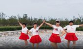 山东可爱小龙女广场舞《多年以后》网红歌曲32步步子舞 演示和分解动作教学