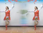 太湖彬彬广场舞 卓玛央金 藏族舞 正反面演示及教学