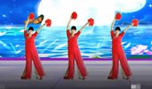 幸福的感觉广场舞《欢乐中国年》演示和分解动作教学 编舞幸福的感觉
