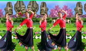 大塘白玫瑰广场舞《赞歌》藏族风 演示和分解动作教学 编舞白玫瑰
