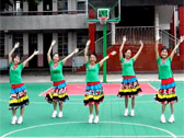 沅陵燕子广场舞《女人花开》原创32步子舞操 正面演示 背面演示 分解教学