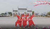 武汉汪汪广场舞《98K》6人变队形 演示和分解动作教学 编舞汪汪