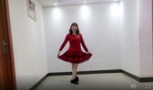 淮安香香广场舞《红红的姑娘火火的年》演示和分解动作教学 编舞淮安香香