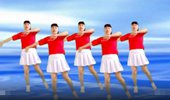 繁星明月广场舞《踏浪》原创32步 演示和分解动作教学 编舞繁星