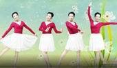 小龙女广场舞《爱在左情在右》网络热歌首发舞蹈 演示和分解动作教学