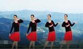 雪妹舞翩翩广场舞《山路十八弯》原创优美抒情舞蹈 演示和分解动作教学