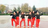 山东李华广场舞《光明》演示和分解动作教学 编舞