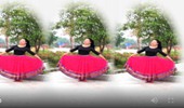 清舞广场舞《故事里的女孩》原创中三 演示和分解动作教学 编舞清舞