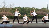 茉莉广场舞《开心快乐是首歌》快乐弹跳简单健身舞 演示和分解动作教学