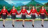 蝶舞芳香广场舞《快乐老家》32步网红摆胯步子舞 演示和分解动作教学