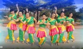 天姿广场舞《Duk Duk》印度健身操 演示和分解动作教学 编舞萍儿