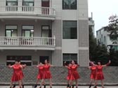 茉莉广场舞 暖暖的幸福 12人变队形表演版 正面演示