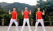 武阿哥广场舞《爱火》第一套哑铃健身操 演示和分解动作教学 编舞武阿哥