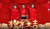 杨光广场舞《猪年大吉》喜庆欢快的节奏32步 演示和分解动作教学 编舞杨光