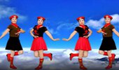 卢清秀广场舞《一首醉人的歌》双人对跳水兵舞32步 演示和分解动作教学