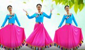 沈阳中国印象广场舞《吉祥欢歌》藏族舞 演示和分解动作教学 编舞金子