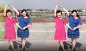 清河清清广场舞《站着等你三千年》原创双人对跳三步舞 演示和分解动作教学