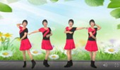 雪儿c广场舞《红枣树》原创网红柔美时尚现代舞 演示和分解动作教学