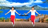 惠州石湾玲玲广场舞《迷茫的爱》32步新版弹跳混搭 演示和分解动作教学