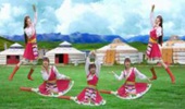 甘肃天水金芳广场舞《爱你每一天》藏族舞 演示和分解动作教学 编舞金芳