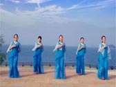 千岛湖秀水广场舞 女人如烟 正背表演与动作分解