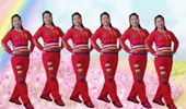 贵州小平平广场舞《狂浪》网红现代舞 演示和分解动作教学 编舞小平平