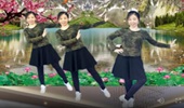 简画广场舞《心中的阿妹》水兵风格舞 演示和分解动作教学 编舞简画