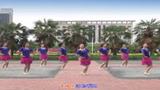陕西华州小丫丽人广场舞 同一个家 背面动作演示