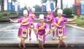 漓江飞舞广场舞《纳西美》原创民族舞蹈 演示和分解动作教学 编舞青春飞舞