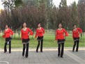北京红袖灵广场舞 茶山情歌 含口令分解动作及背面演示