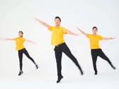 王广成原创广场舞 唱起来跳起来 国家体育总局社体重心推广套路 正面演示 分