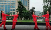贵州开心广场舞《姑娘美在桃花源》演示和分解动作教学 编舞开心