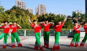 吉美广场舞《情歌对唱》现代舞 演示和分解动作教学 编舞饶维江