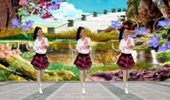 鄂州筱静广场舞《花桥流水》俏皮活泼步子舞 演示和分解动作教学 编舞筱静