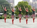 沅陵燕子广场舞 歌在飞 含背面演示