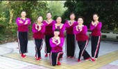 谢春燕广场舞《白天的月亮》健身舞 演示和分解动作教学 编舞谢春燕